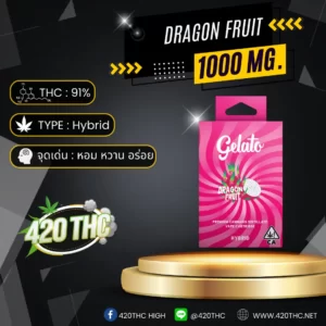GELATO Premium THC oil Flavorful Dragon Fruit