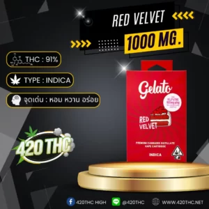 GELATO Premium THC oil Flavorful Red Velvet