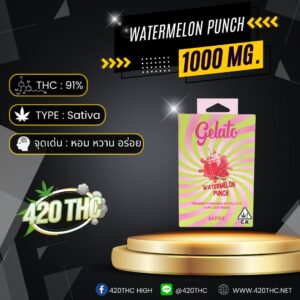 GELATO Premium THC oil Flavorful Watermelon Punch