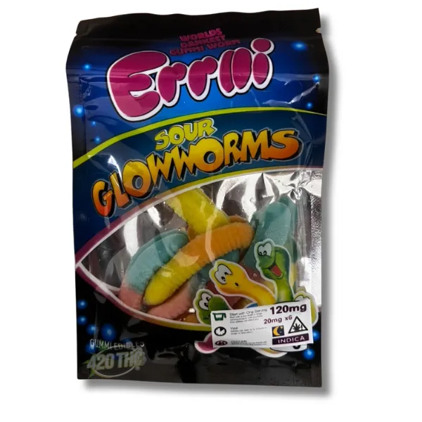 Errlli Sour Glowworms