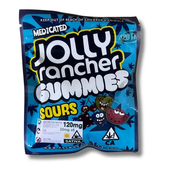 Medicated Jolly rancher Gummies Sours